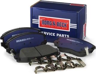 Borg & Beck BBP2048 - Тормозные колодки, дисковые, комплект autosila-amz.com