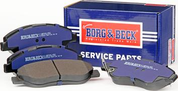 Borg & Beck BBP2042 - Тормозные колодки, дисковые, комплект autosila-amz.com