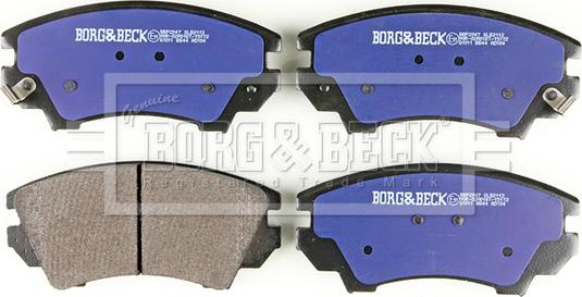 Borg & Beck BBP2047 - Тормозные колодки, дисковые, комплект autosila-amz.com