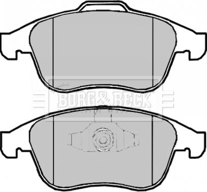 Borg & Beck BBP2064 - Тормозные колодки, дисковые, комплект autosila-amz.com