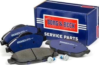 Borg & Beck BBP2065 - Тормозные колодки, дисковые, комплект autosila-amz.com