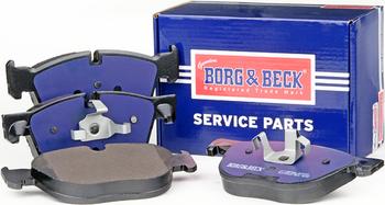 Borg & Beck BBP2066 - Тормозные колодки, дисковые, комплект autosila-amz.com