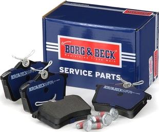 Borg & Beck BBP2063 - Тормозные колодки, дисковые, комплект autosila-amz.com