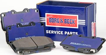 Borg & Beck BBP2002 - Тормозные колодки, дисковые, комплект autosila-amz.com