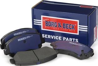 Borg & Beck BBP2084 - Тормозные колодки, дисковые, комплект autosila-amz.com