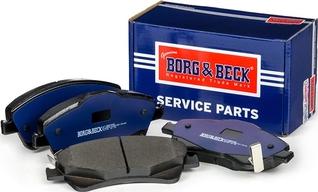 Borg & Beck BBP2080 - Тормозные колодки, дисковые, комплект autosila-amz.com