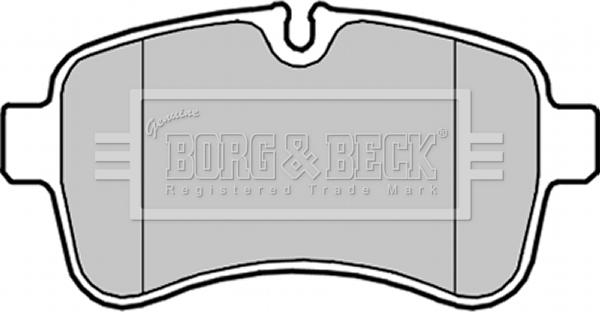 Borg & Beck BBP2034 - Тормозные колодки, дисковые, комплект autosila-amz.com