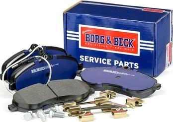 Borg & Beck BBP2030 - Тормозные колодки, дисковые, комплект autosila-amz.com
