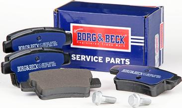 Borg & Beck BBP2029 - Тормозные колодки, дисковые, комплект autosila-amz.com