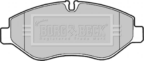 Borg & Beck BBP2021 - Тормозные колодки, дисковые, комплект autosila-amz.com