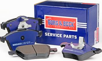 Borg & Beck BBP2022 - Тормозные колодки, дисковые, комплект autosila-amz.com