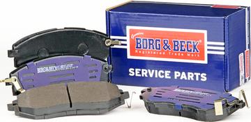 Borg & Beck BBP2077 - Тормозные колодки, дисковые, комплект autosila-amz.com