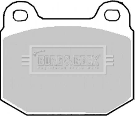 Borg & Beck BBP2194 - Тормозные колодки, дисковые, комплект autosila-amz.com