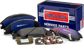 Borg & Beck BBP2140 - Тормозные колодки, дисковые, комплект autosila-amz.com