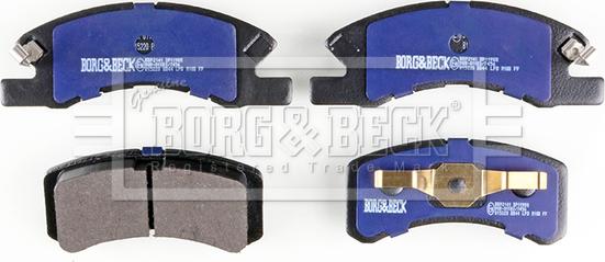 Borg & Beck BBP2141 - Тормозные колодки, дисковые, комплект autosila-amz.com