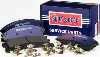 Borg & Beck BBP2148 - Тормозные колодки, дисковые, комплект autosila-amz.com