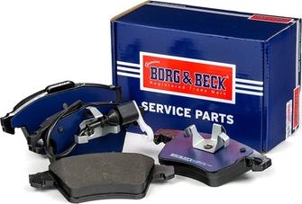 Borg & Beck BBP2143 - Тормозные колодки, дисковые, комплект autosila-amz.com