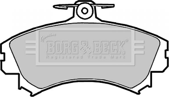 Borg & Beck BBP2151 - Тормозные колодки, дисковые, комплект autosila-amz.com