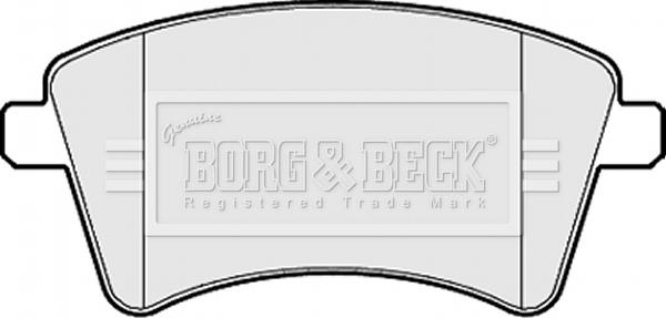Borg & Beck BBP2152 - Тормозные колодки, дисковые, комплект autosila-amz.com