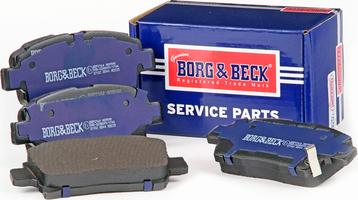 Borg & Beck BBP2164 - Тормозные колодки, дисковые, комплект autosila-amz.com