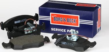 Borg & Beck BBP2162 - Тормозные колодки, дисковые, комплект autosila-amz.com