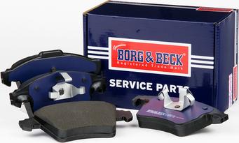 Borg & Beck BBP2108 - Тормозные колодки, дисковые, комплект autosila-amz.com