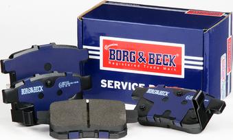 Borg & Beck BBP2103 - Тормозные колодки, дисковые, комплект autosila-amz.com