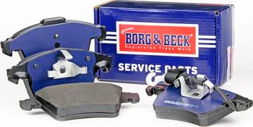 Borg & Beck BBP2107 - Тормозные колодки, дисковые, комплект autosila-amz.com