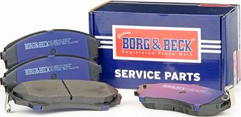 Borg & Beck BBP2119 - Тормозные колодки, дисковые, комплект autosila-amz.com