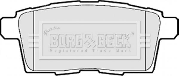 Borg & Beck BBP2115 - Тормозные колодки, дисковые, комплект autosila-amz.com