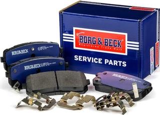 Borg & Beck BBP2117 - Тормозные колодки, дисковые, комплект autosila-amz.com