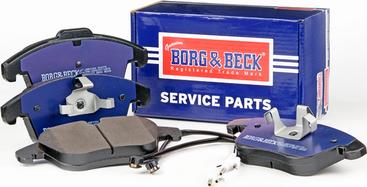 Borg & Beck BBP2184 - Тормозные колодки, дисковые, комплект autosila-amz.com