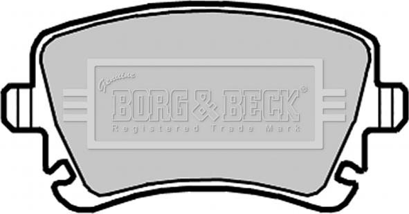 Borg & Beck BBP2139 - Тормозные колодки, дисковые, комплект autosila-amz.com