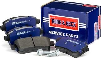 Borg & Beck BBP2124 - Тормозные колодки, дисковые, комплект autosila-amz.com