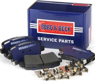 Borg & Beck BBP2120 - Тормозные колодки, дисковые, комплект autosila-amz.com