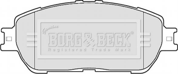 Borg & Beck BBP2121 - Тормозные колодки, дисковые, комплект autosila-amz.com