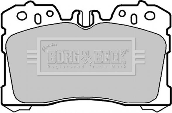 Borg & Beck BBP2127 - Тормозные колодки, дисковые, комплект autosila-amz.com