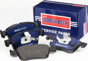 Borg & Beck BBP2844 - Тормозные колодки, дисковые, комплект autosila-amz.com