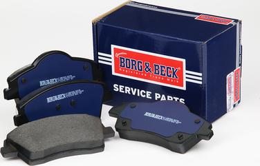 Borg & Beck BBP2845 - Тормозные колодки, дисковые, комплект autosila-amz.com