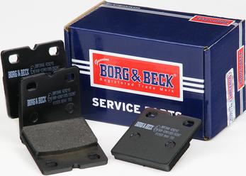 Borg & Beck BBP2846 - Комплект тормозных колодок, стояночный тормоз autosila-amz.com