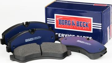 Borg & Beck BBP2843 - Тормозные колодки, дисковые, комплект autosila-amz.com