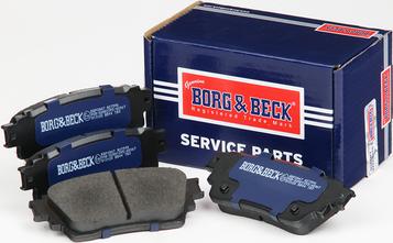 Borg & Beck BBP2847 - Тормозные колодки, дисковые, комплект autosila-amz.com