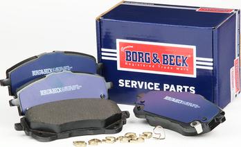 Borg & Beck BBP2859 - Тормозные колодки, дисковые, комплект autosila-amz.com