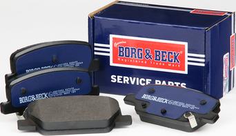 Borg & Beck BBP2854 - Тормозные колодки, дисковые, комплект autosila-amz.com