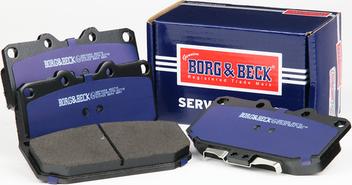 Borg & Beck BBP2858 - Тормозные колодки, дисковые, комплект autosila-amz.com