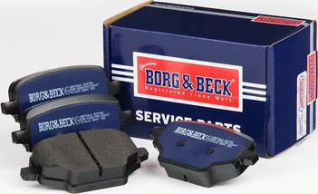 Borg & Beck BBP2864 - Тормозные колодки, дисковые, комплект autosila-amz.com