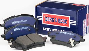 Borg & Beck BBP2860 - Тормозные колодки, дисковые, комплект autosila-amz.com