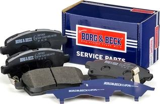Borg & Beck BBP2809 - Тормозные колодки, дисковые, комплект autosila-amz.com