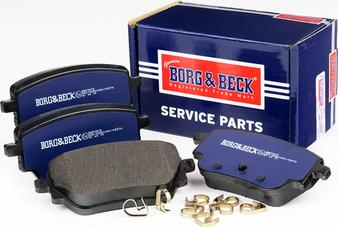 Borg & Beck BBP2815 - Тормозные колодки, дисковые, комплект autosila-amz.com