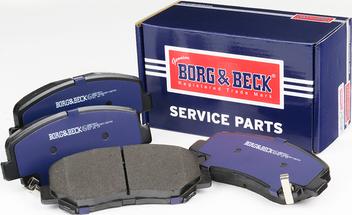 Borg & Beck BBP2811 - Тормозные колодки, дисковые, комплект autosila-amz.com